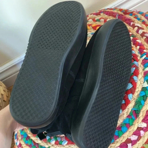 Black suede  leather boots - Picture 6 of 6